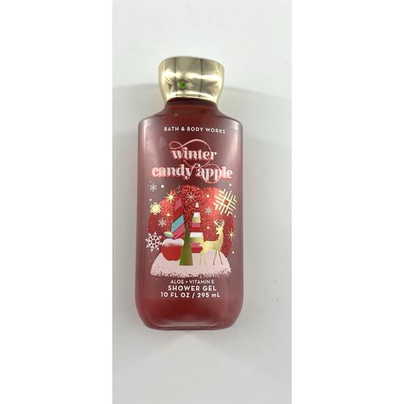 Bath & Body Works Winter Candy Apple Shower Gel 10 fl oz Christmas Holiday New - Picture 1 of 2